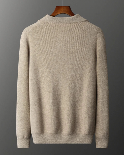 Men's Cashmere Half-Zip Sweater – Portofino