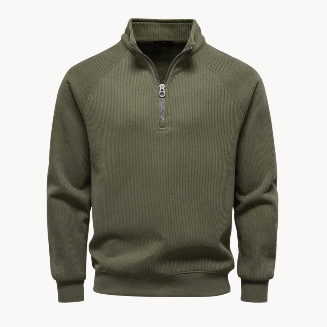 Men's Half-Zip Knit Jumper | Langford