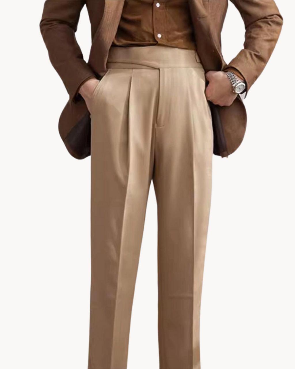 Men's Straight-Leg Trousers | Matteo