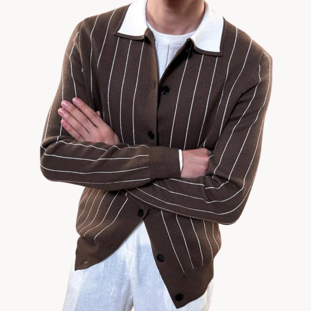 Men's Striped Knit Jumper | Mountain-Style