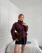 Trench-coat court à ceinture pour femme | Selworthy