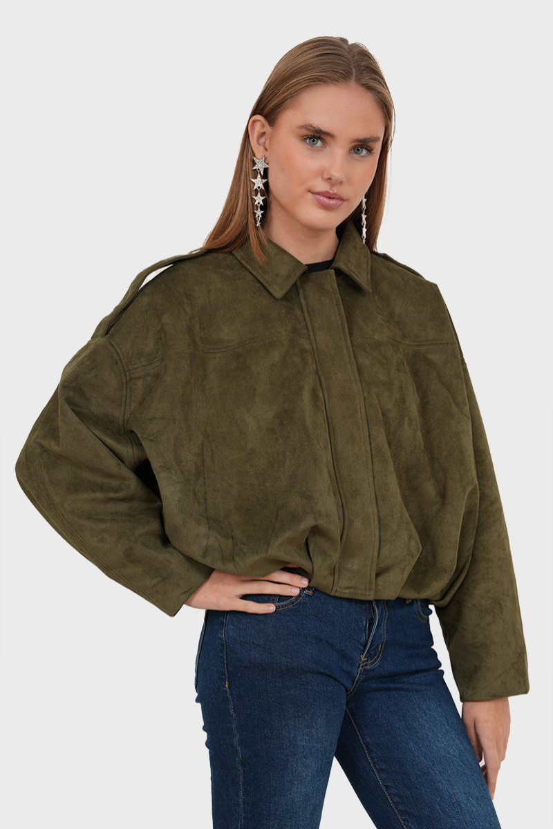 Blouson bomber oversize pour femme | Luccombe
