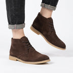 Men's Suede Chukka Boots with Lightweight Rubber Sole — view 3