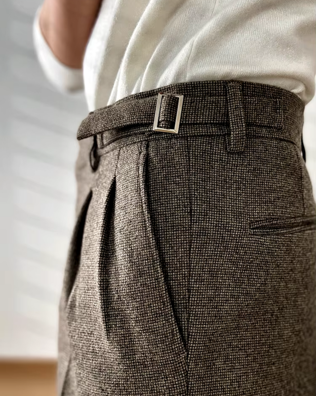 Men's Pleated Trousers | Corwyn