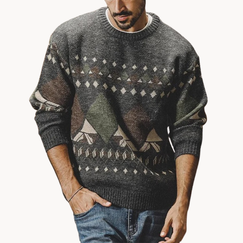 Men's Retro Knit Jumper | Albin
