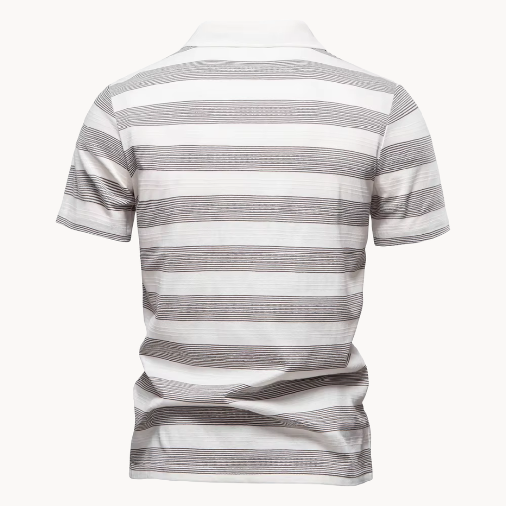 Men's Striped Polo Shirt | Roderick