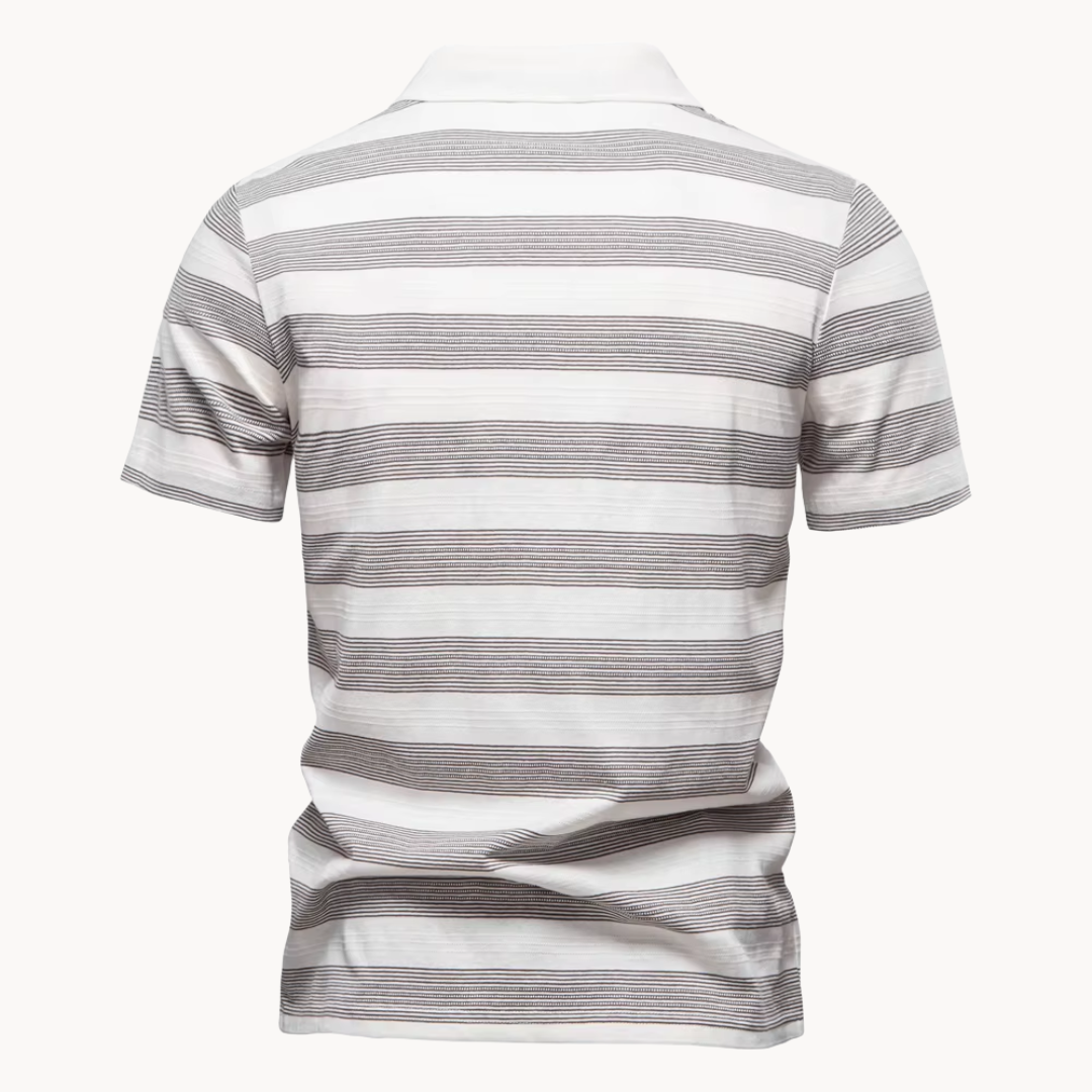 Men's Striped Polo Shirt | Roderick
