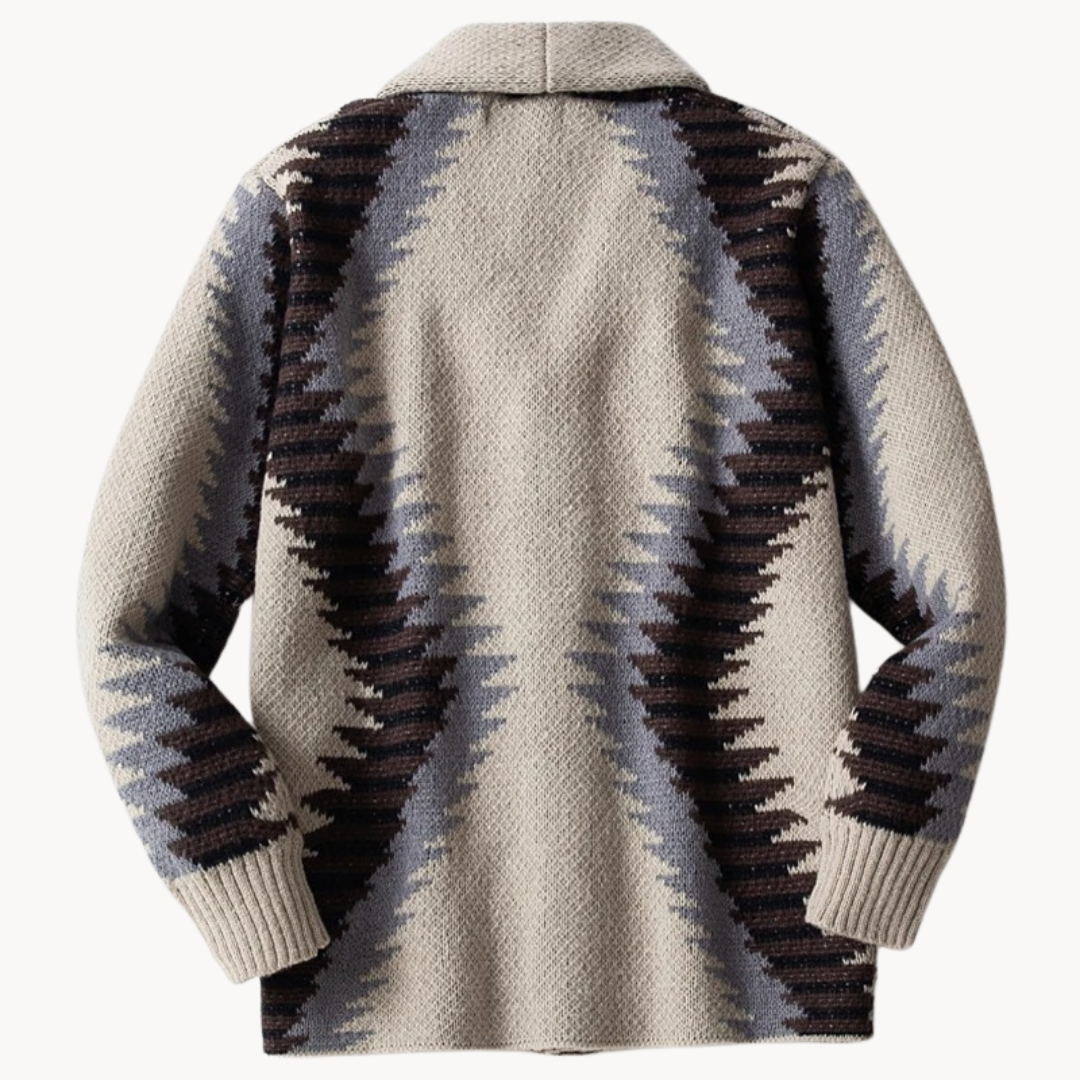 Men's Jacquard Cardigan | Tadeusz