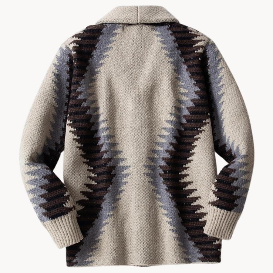 Men's Jacquard Cardigan | Tadeusz