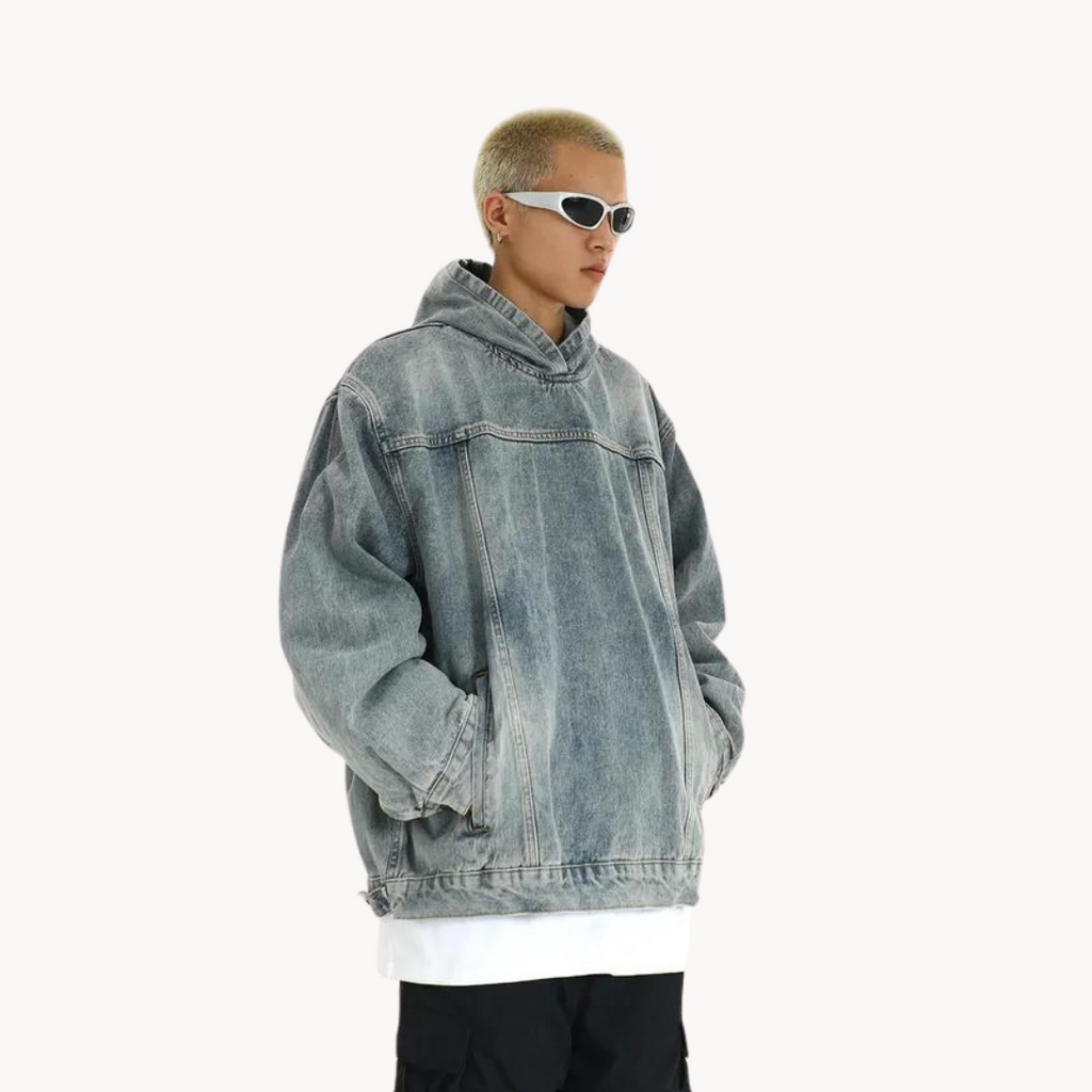 Men's Denim Hoodie | Greystone