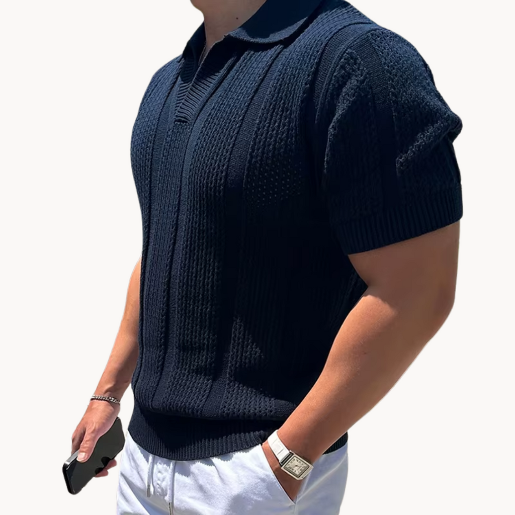Men's Mesh Polo Shirt | Aurel