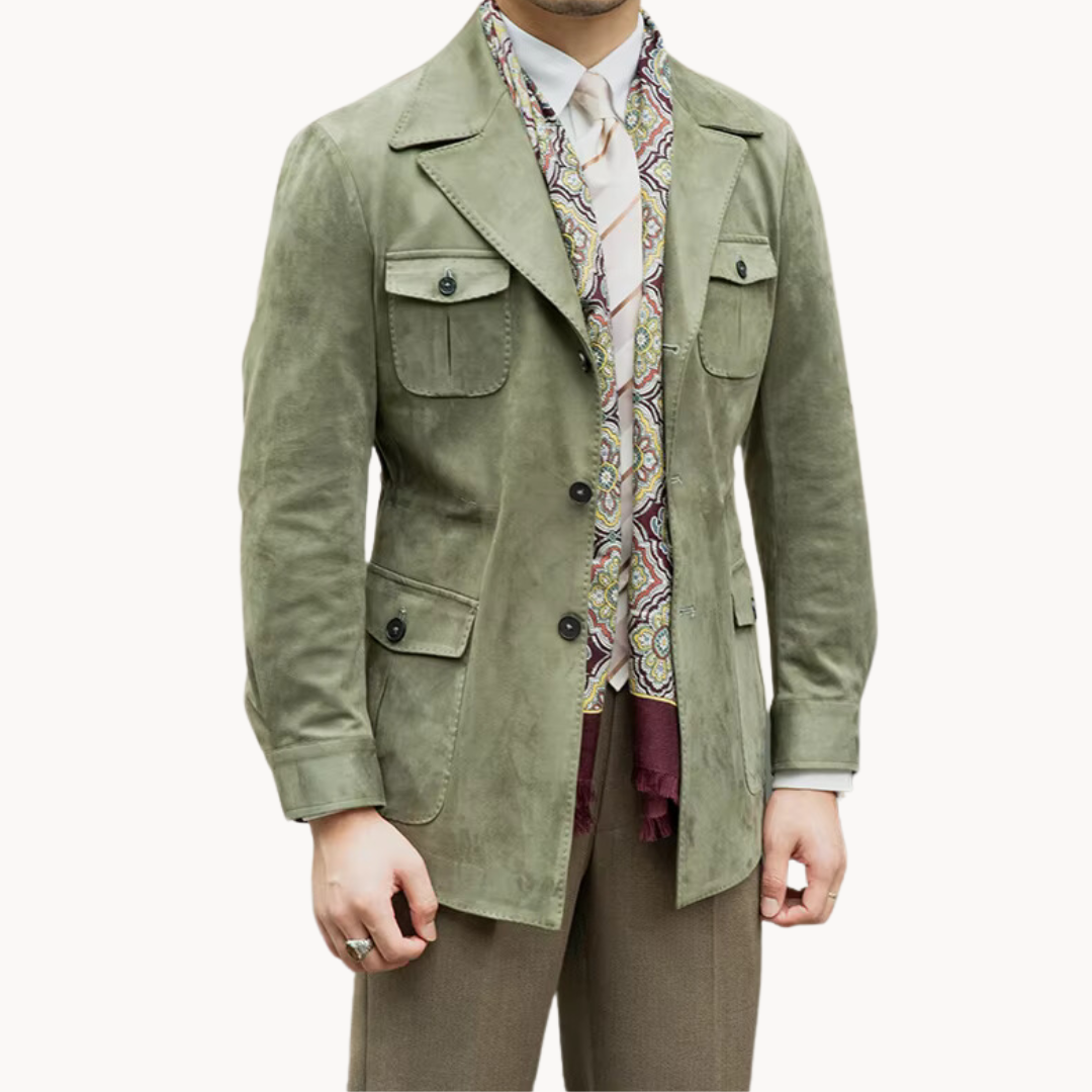 Men's Suede Coat | Riccardo