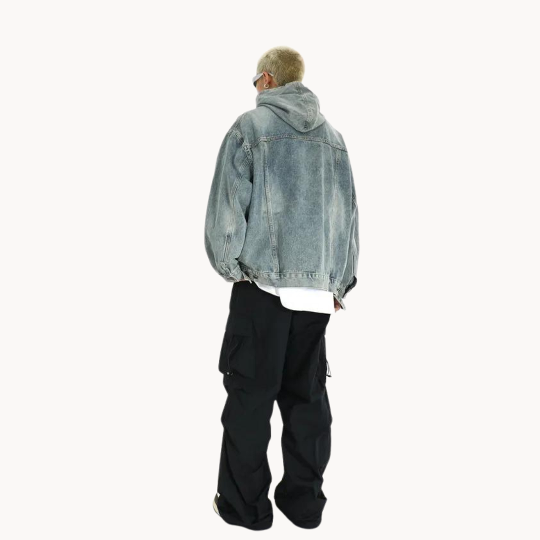 Men's Denim Hoodie | Greystone