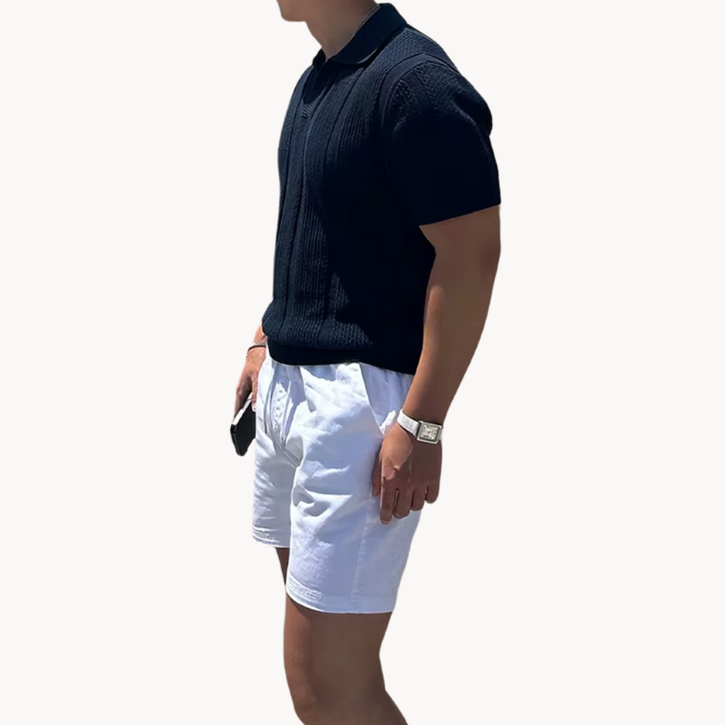 Men's Mesh Polo Shirt | Aurel