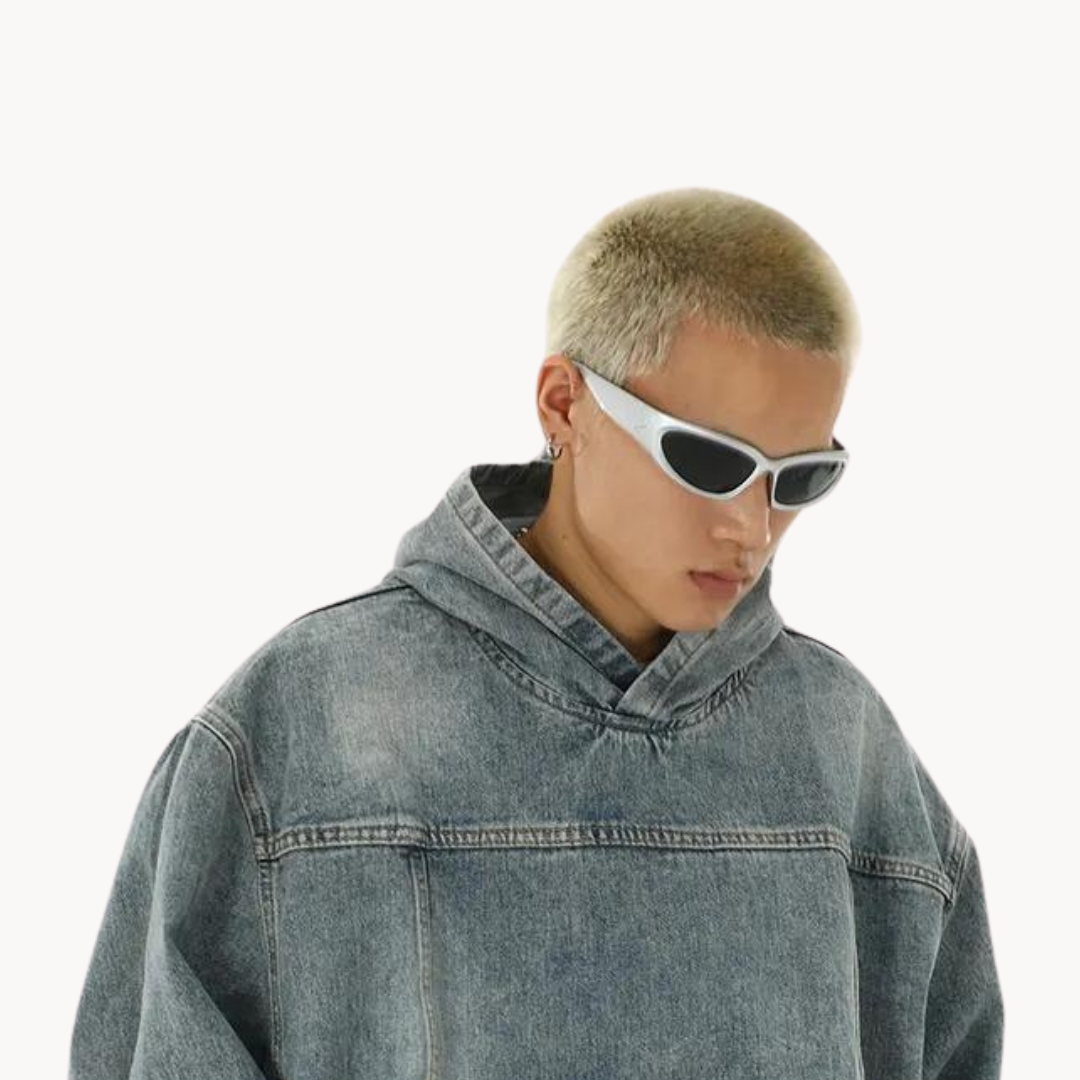 Men's Denim Hoodie | Greystone