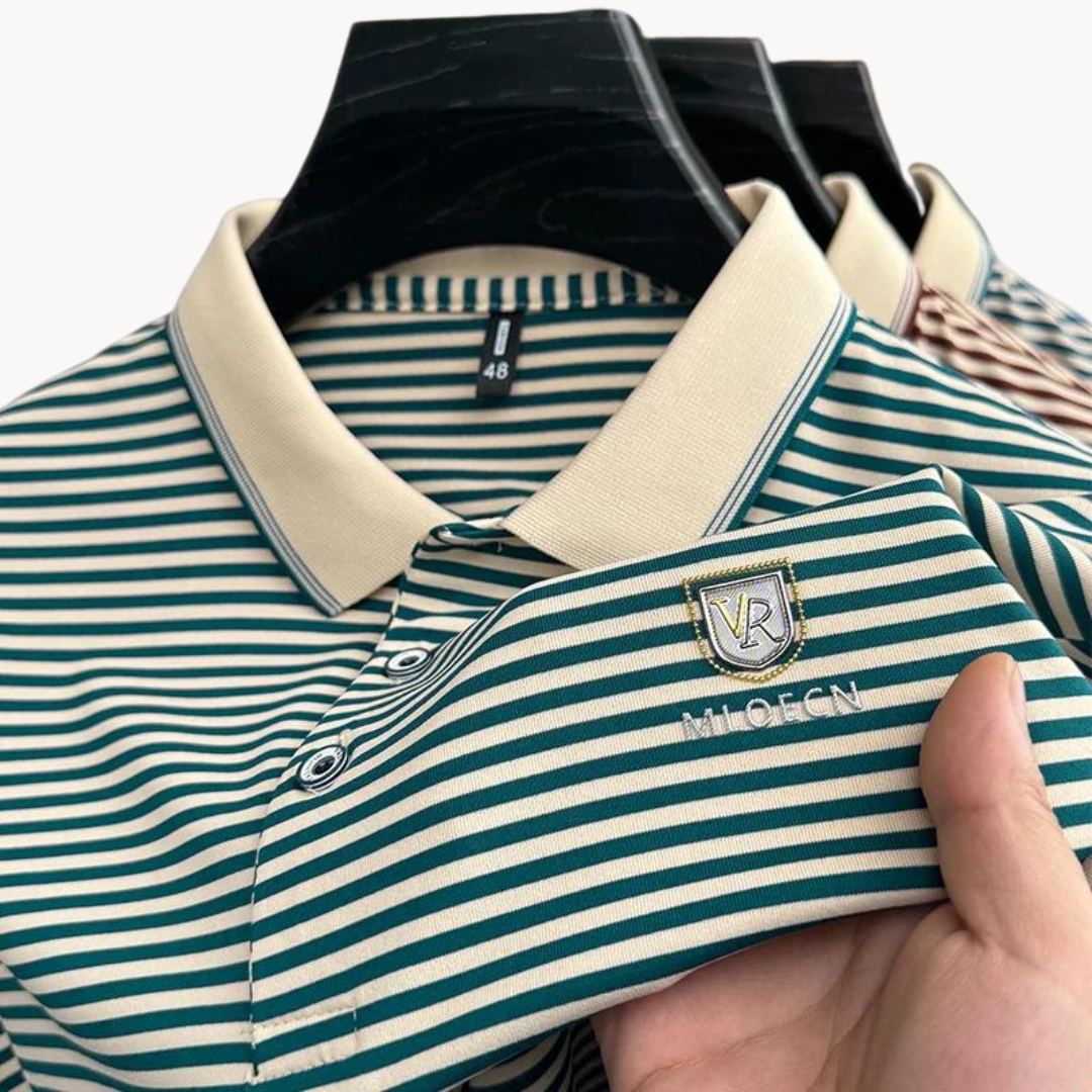 Men's Striped Polo Shirt | Orwell