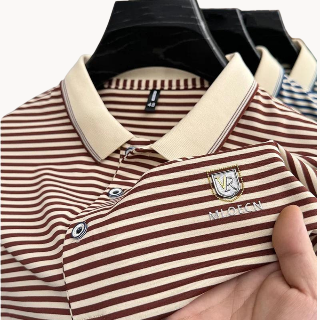 Men's Striped Polo Shirt | Orwell