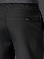 Men's fleece-lined water-repellent drawstring trousers