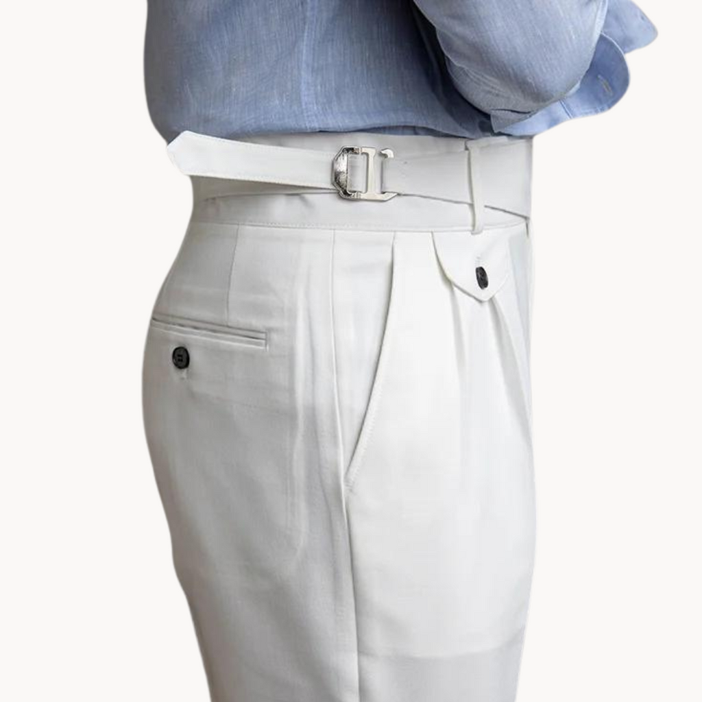 Men's Pleated Trousers | Verran
