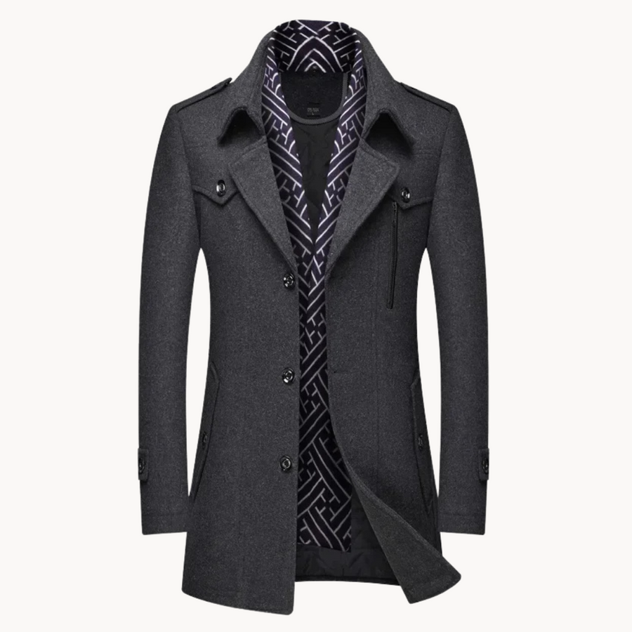 Men's Wool Coat | Knox