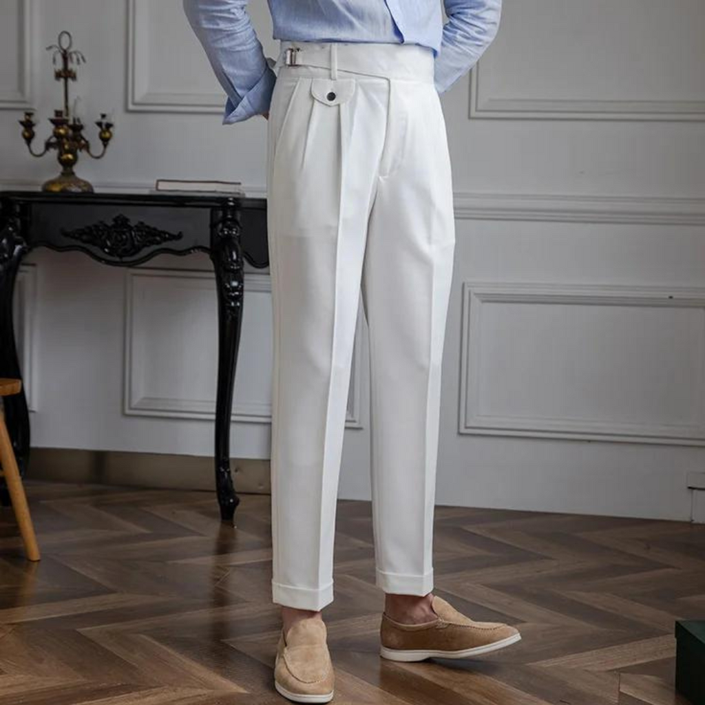 Men's Pleated Trousers | Verran