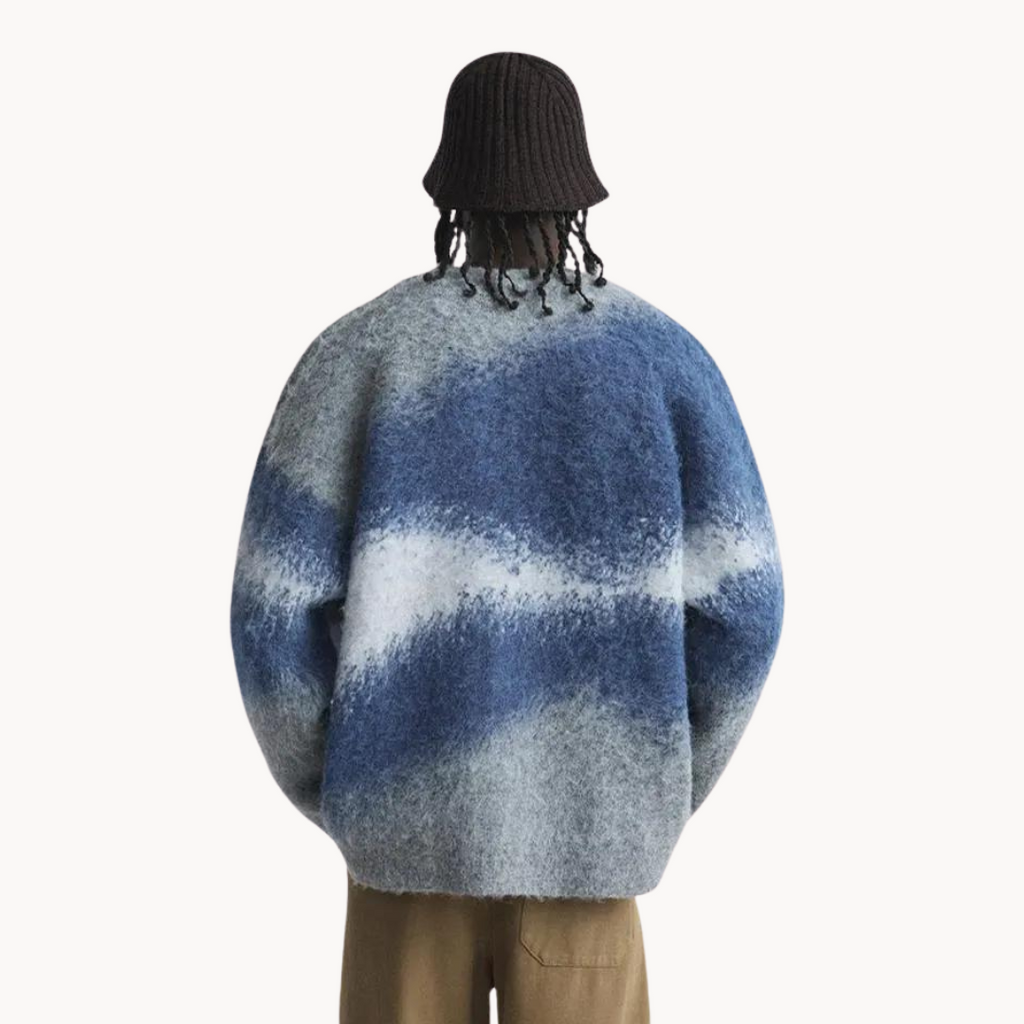 Colorful Tie-Dye Cardigan by Pias