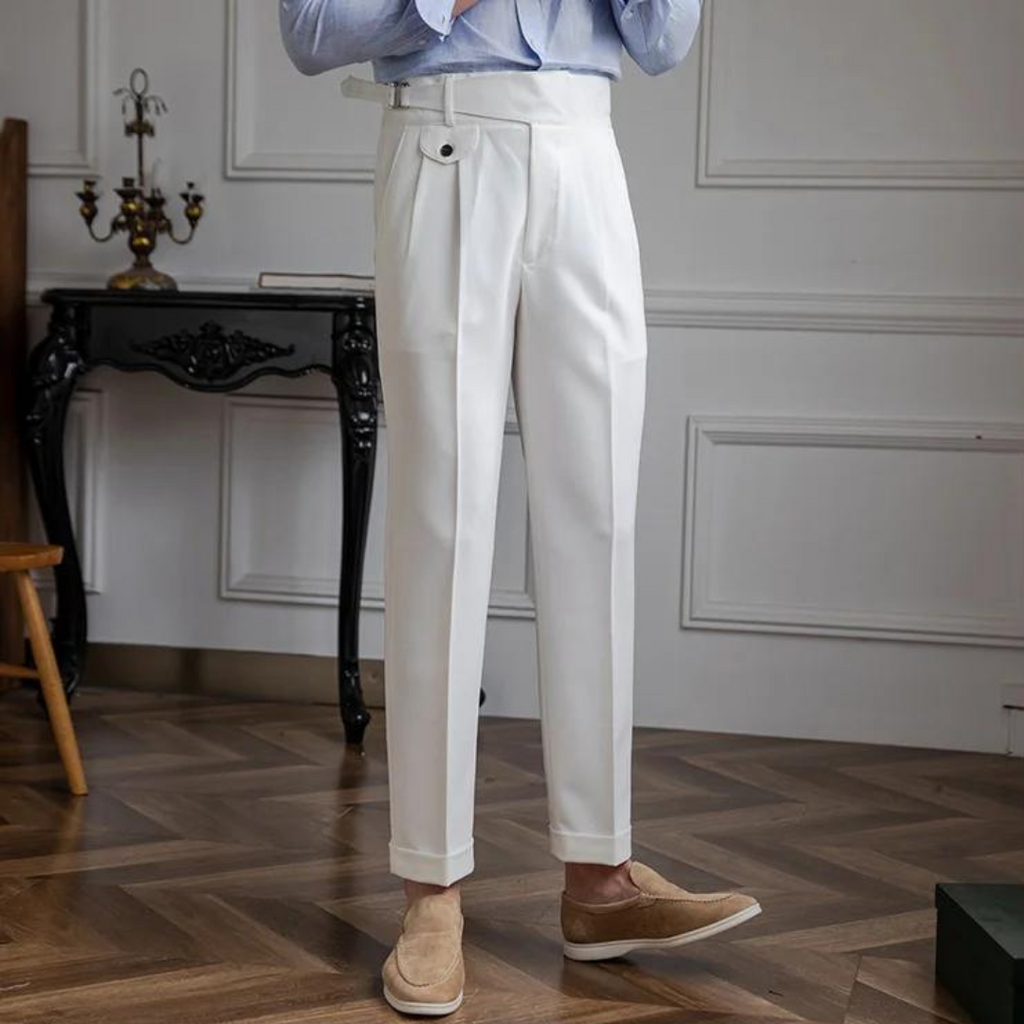 Men's Pleated Trousers | Verran