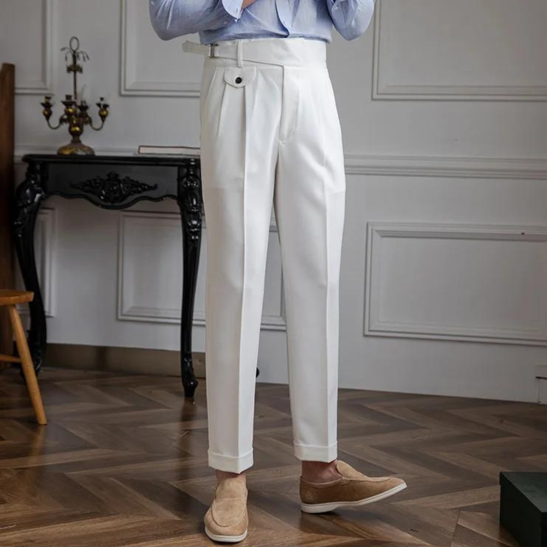 Men's Pleated Trousers | Verran
