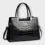 Kiara - Glossy Crocodile Pattern Handbag