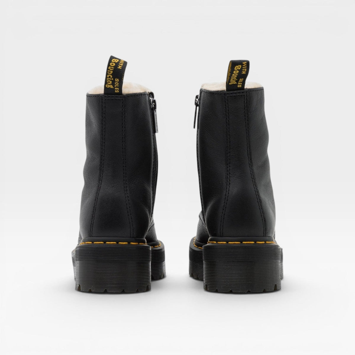 Women's Lace-Up Wedge Combat Boots — view 5