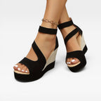 Women's Woven Platform Wedge Sandals — view 3