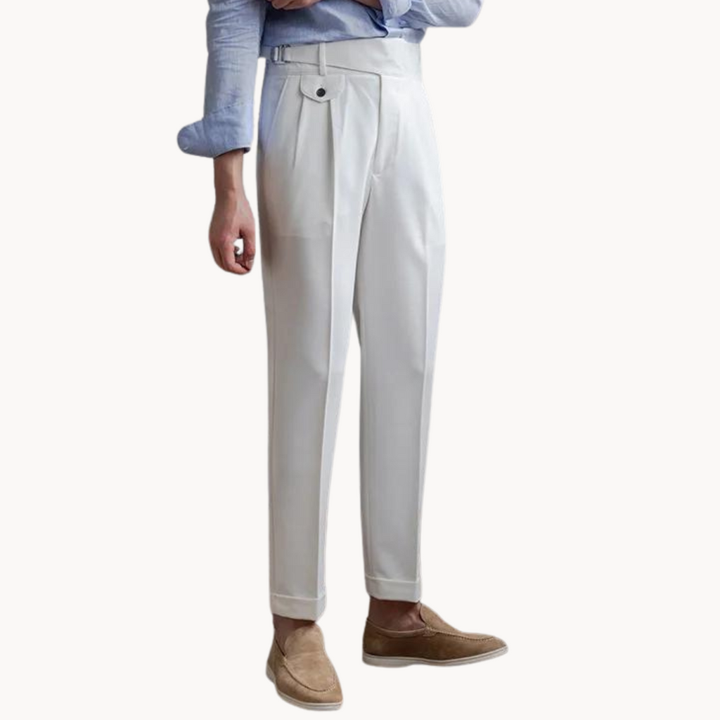 Men's Pleated Trousers | Verran