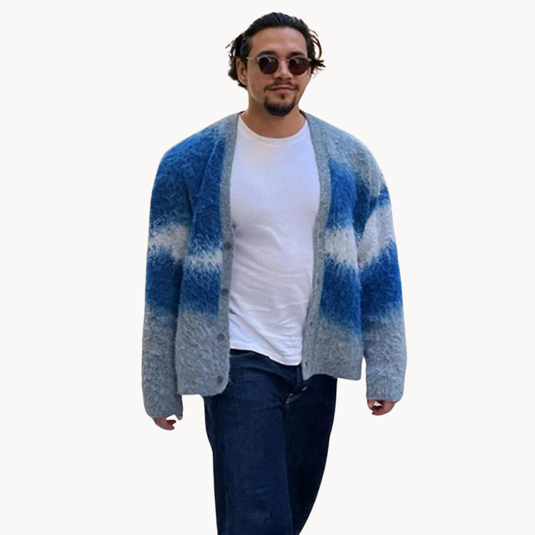 Colorful Tie-Dye Cardigan by Pias
