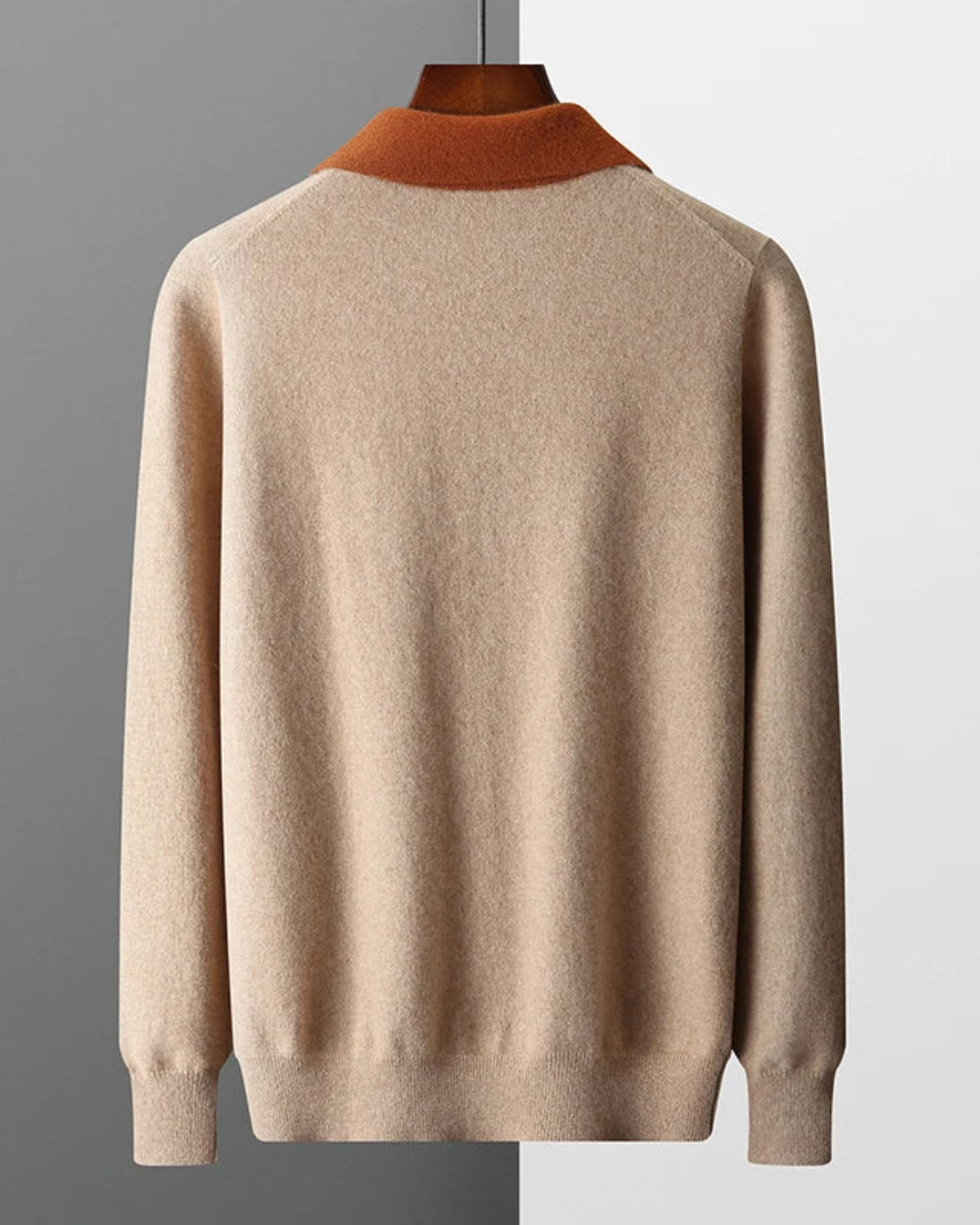 Men's Cashmere Zip Polo Shirt – Castelle