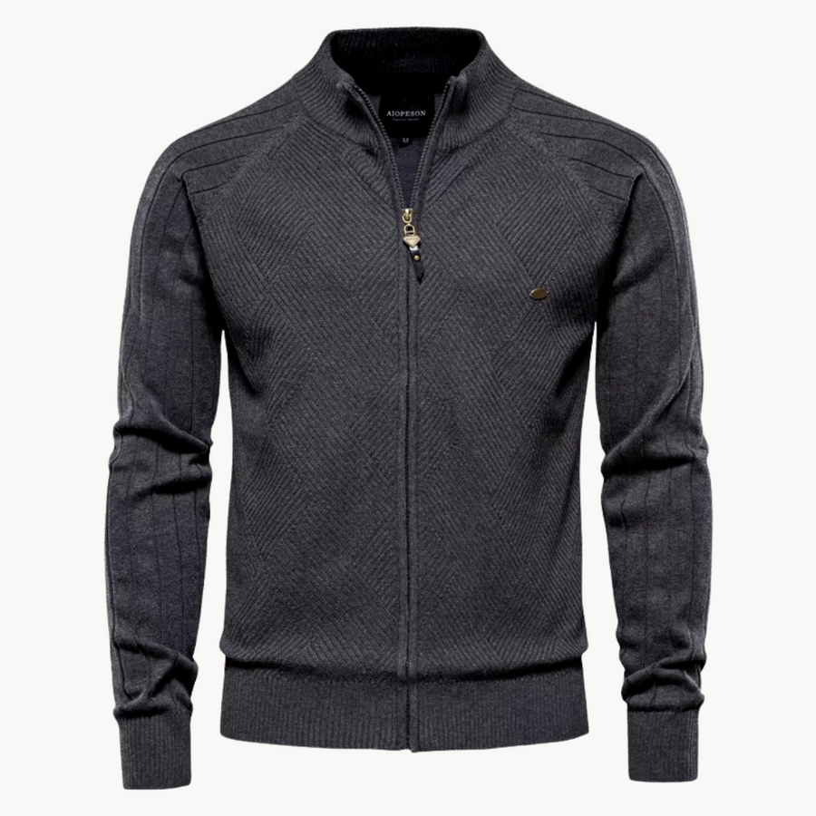 Men's Zip-Up Cardigan | Vance