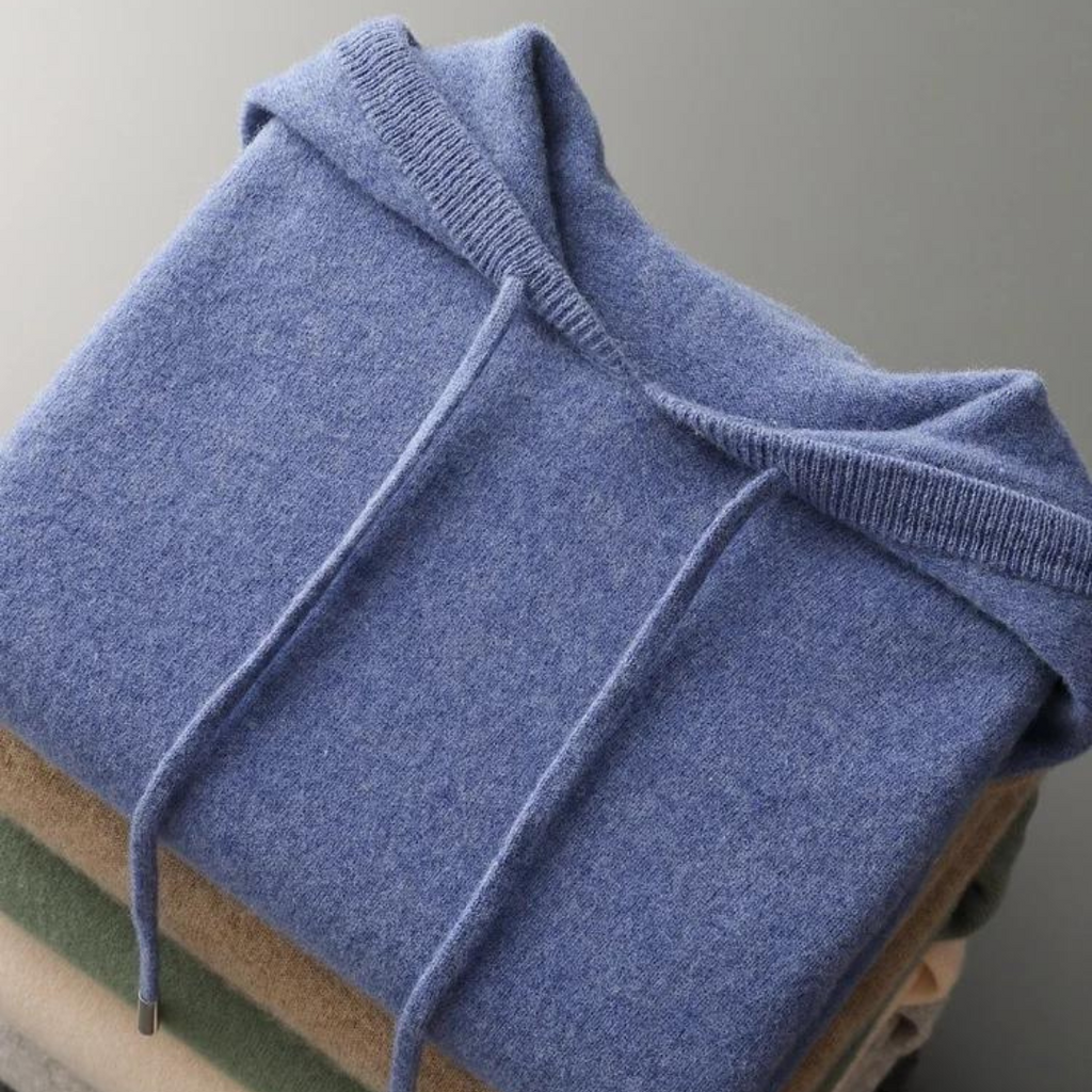 Men's Merino Wool Hoodie | Glacier