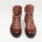 Men's Soft Leather Side-Zip Ankle Boots — view 6