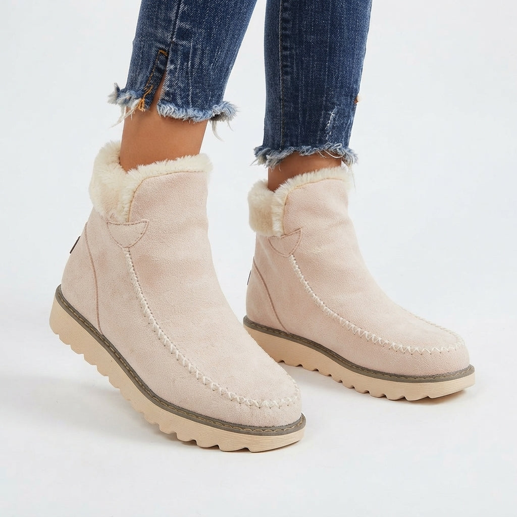 Women's Orthopaedic Faux Fur-Lined Ankle Snow Boots — view 3