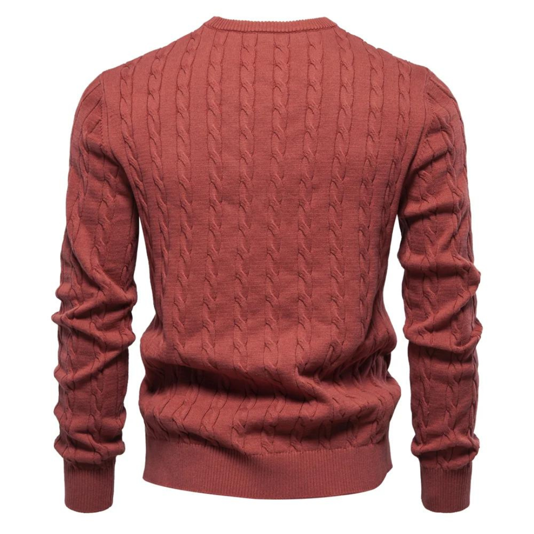 Men's Chunky Cable Knit Jumper | Kosta