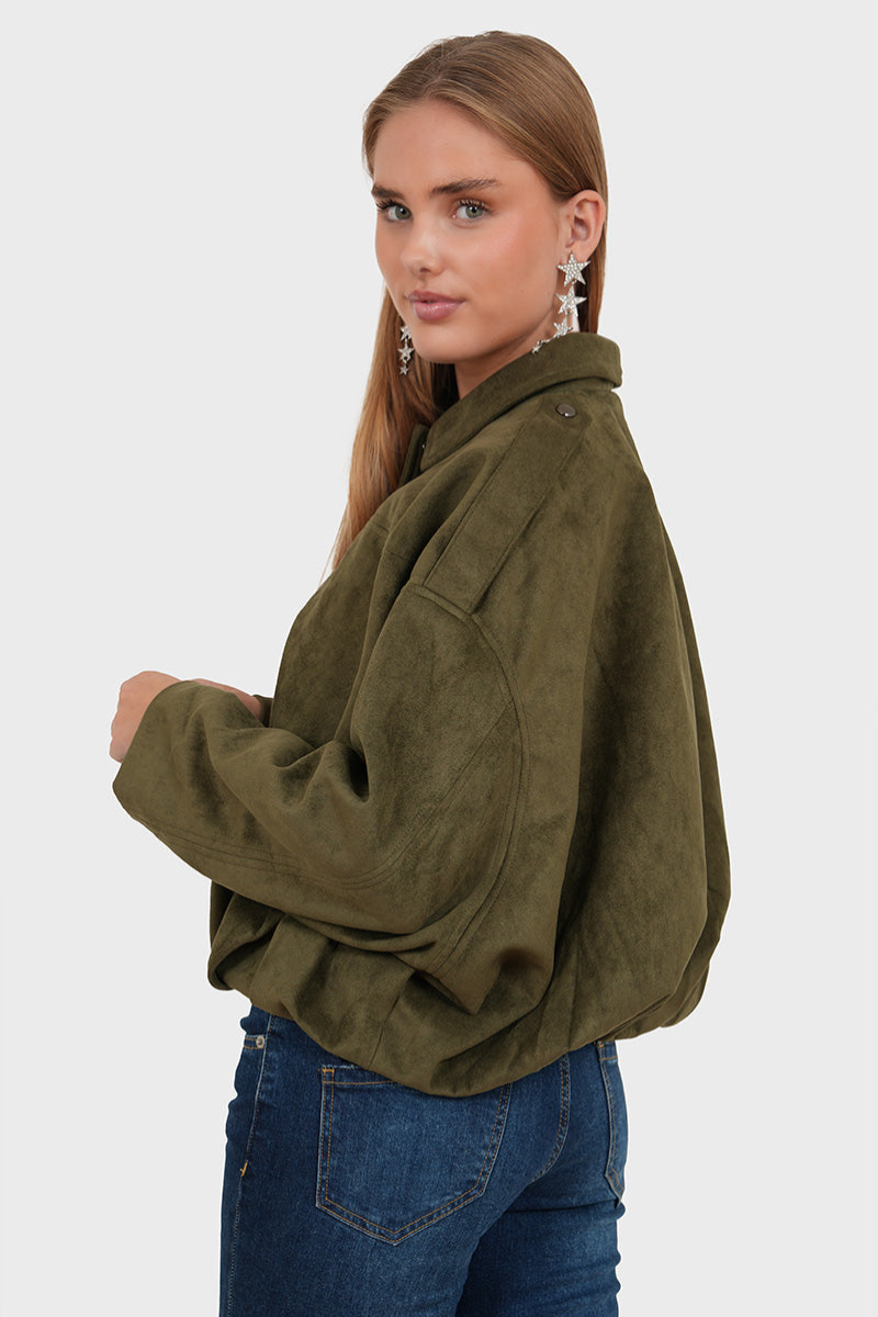Blouson bomber oversize pour femme | Luccombe