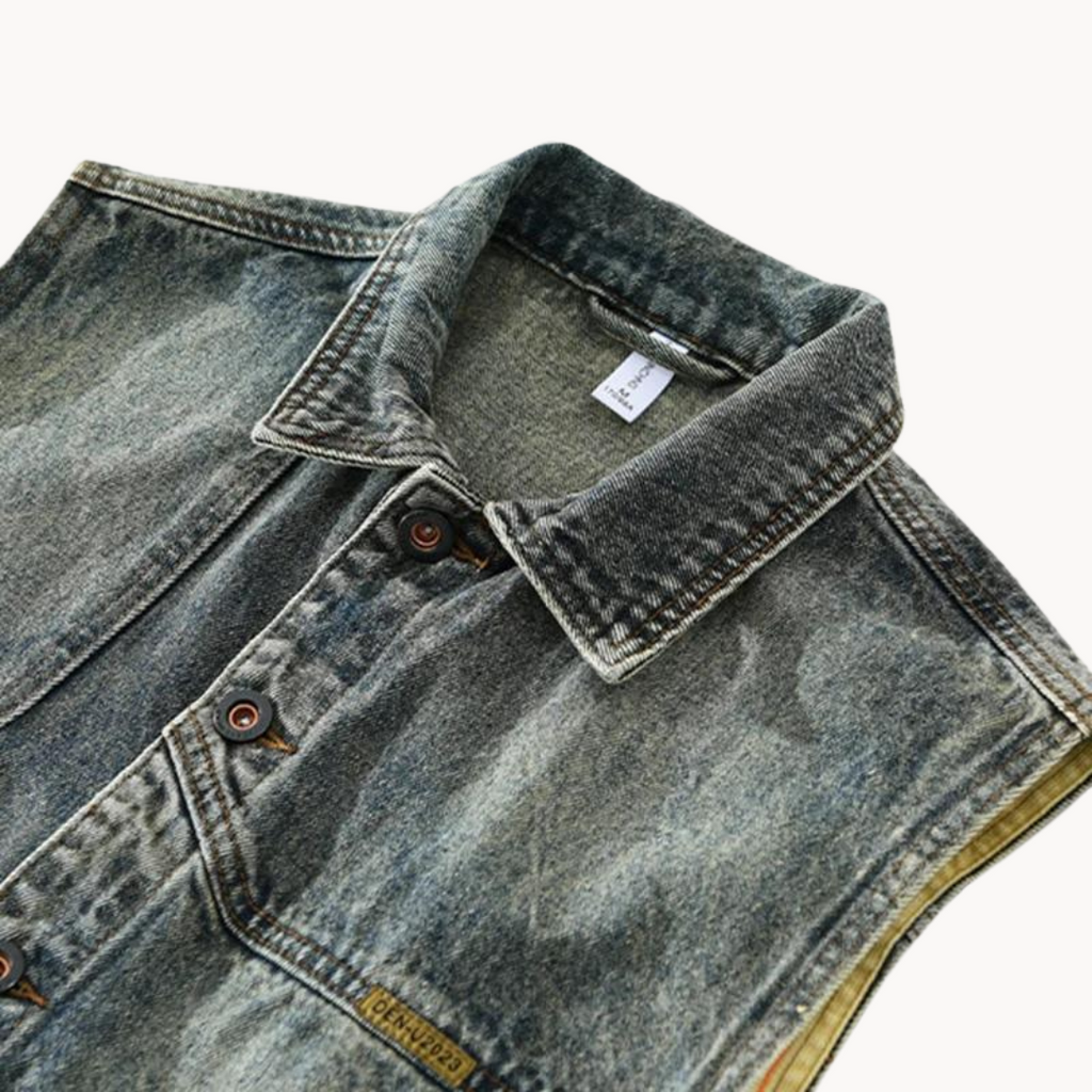 Men's Denim Vest | Claes