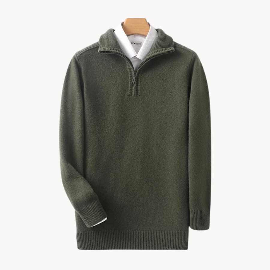 Men's Merino Wool Quarter-Zip Jumper | Merino Wool