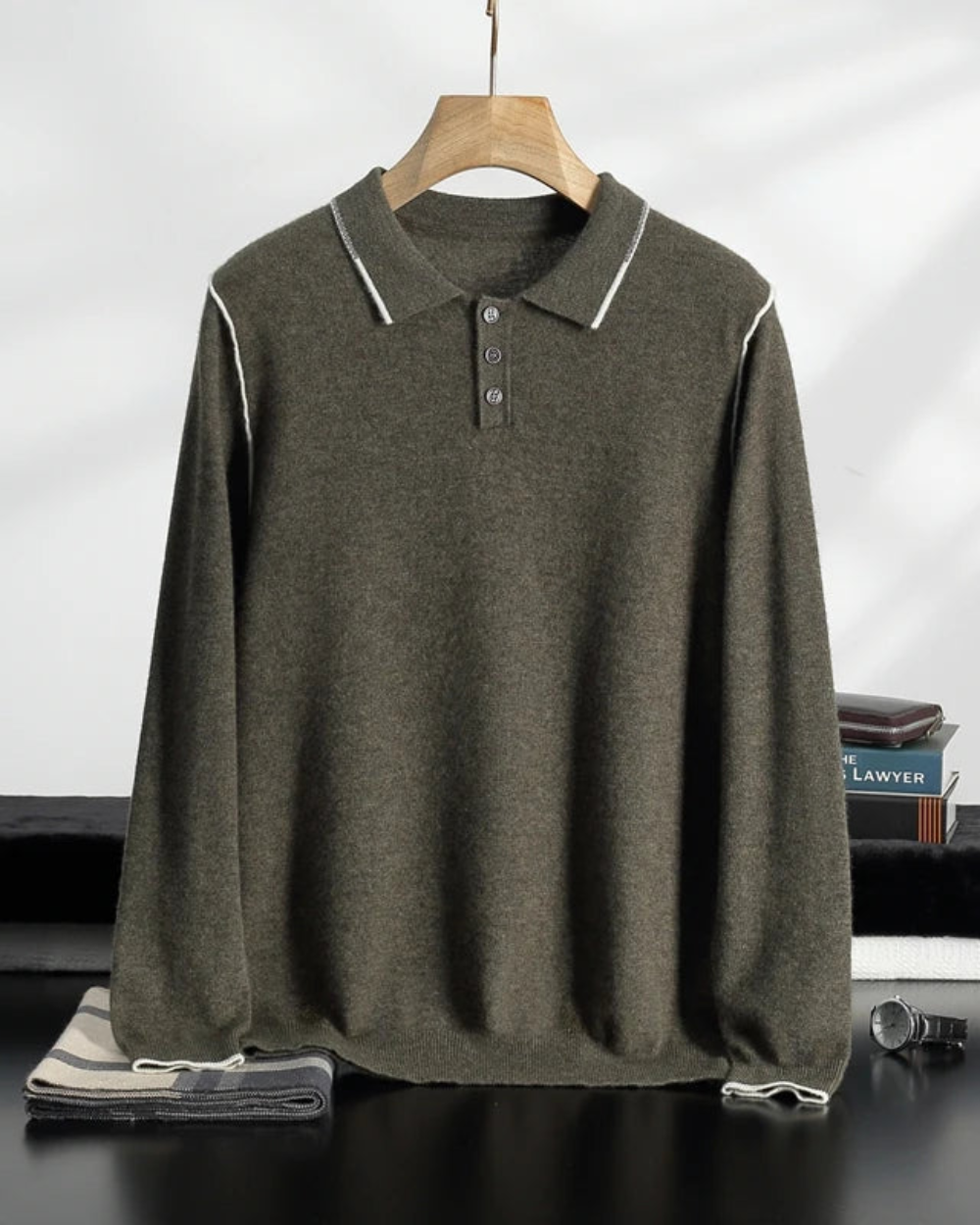 Men's Cashmere Polo Shirt – Amalfi