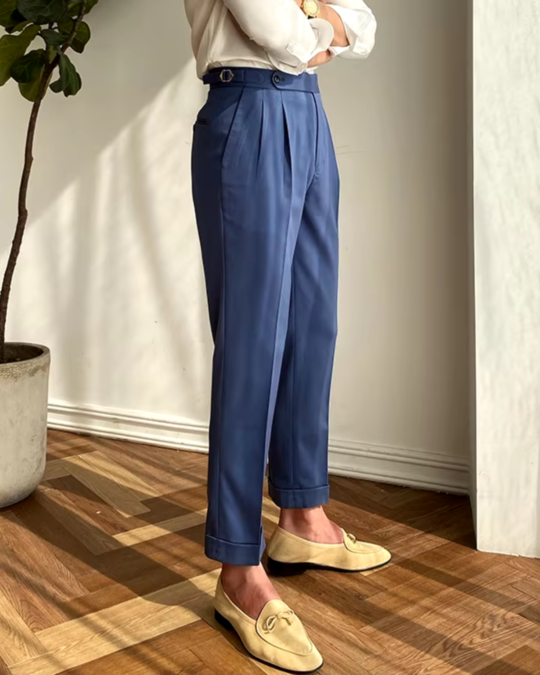 Men's Pleated Trousers | Zephyrine
