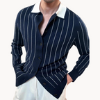 Men's Striped Knit Jumper | Mountain-Style