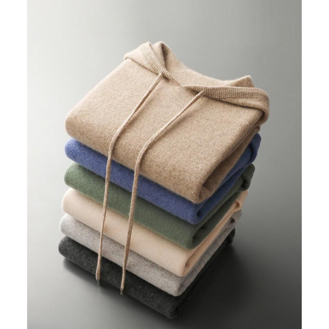 Men's Merino Wool Hoodie | Glacier