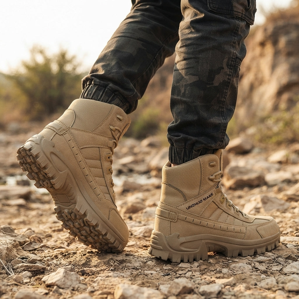 Men's Suede Tactical Work Boots — view 5