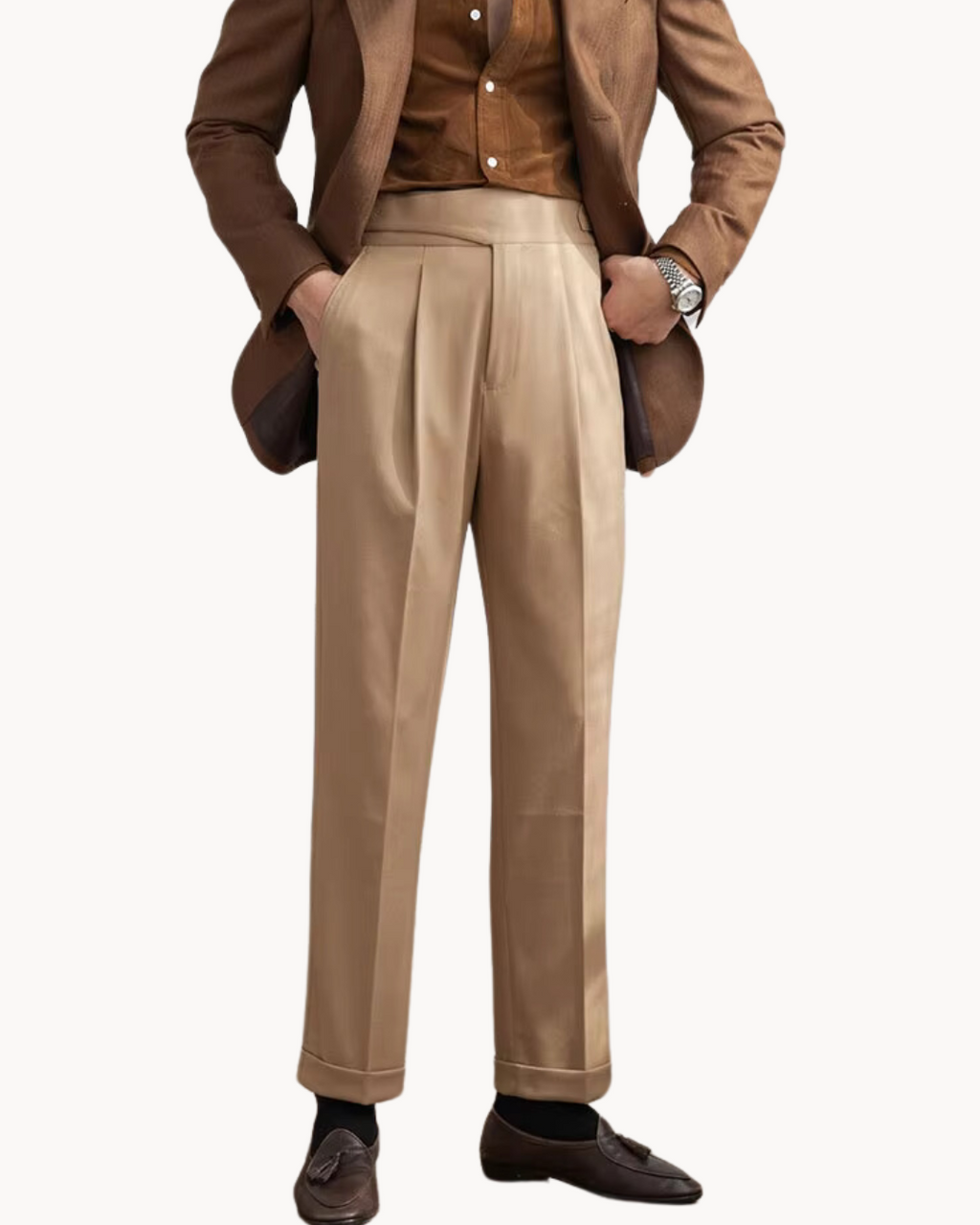 Men's Straight-Leg Trousers | Matteo