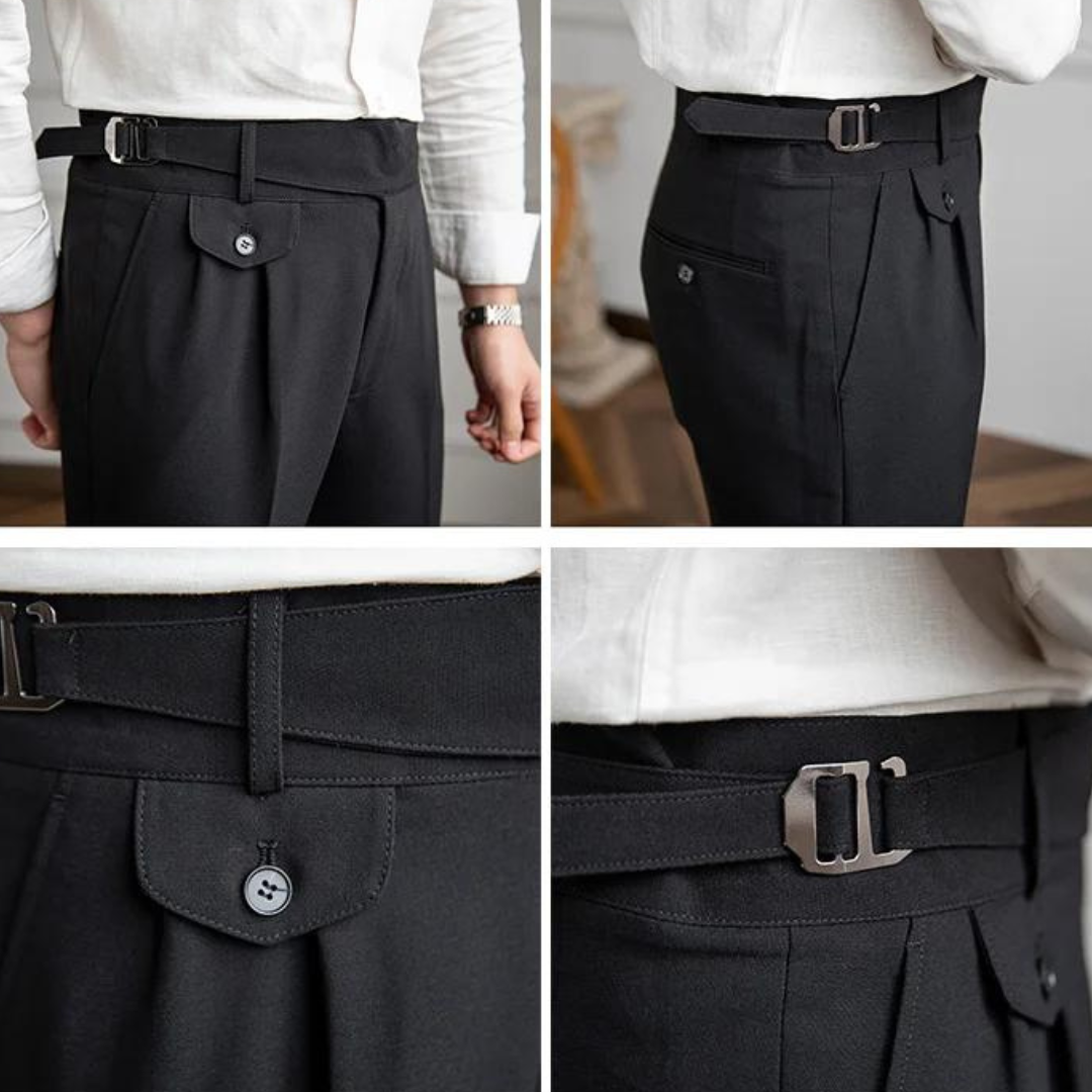 Men's Pleated Trousers | Verran