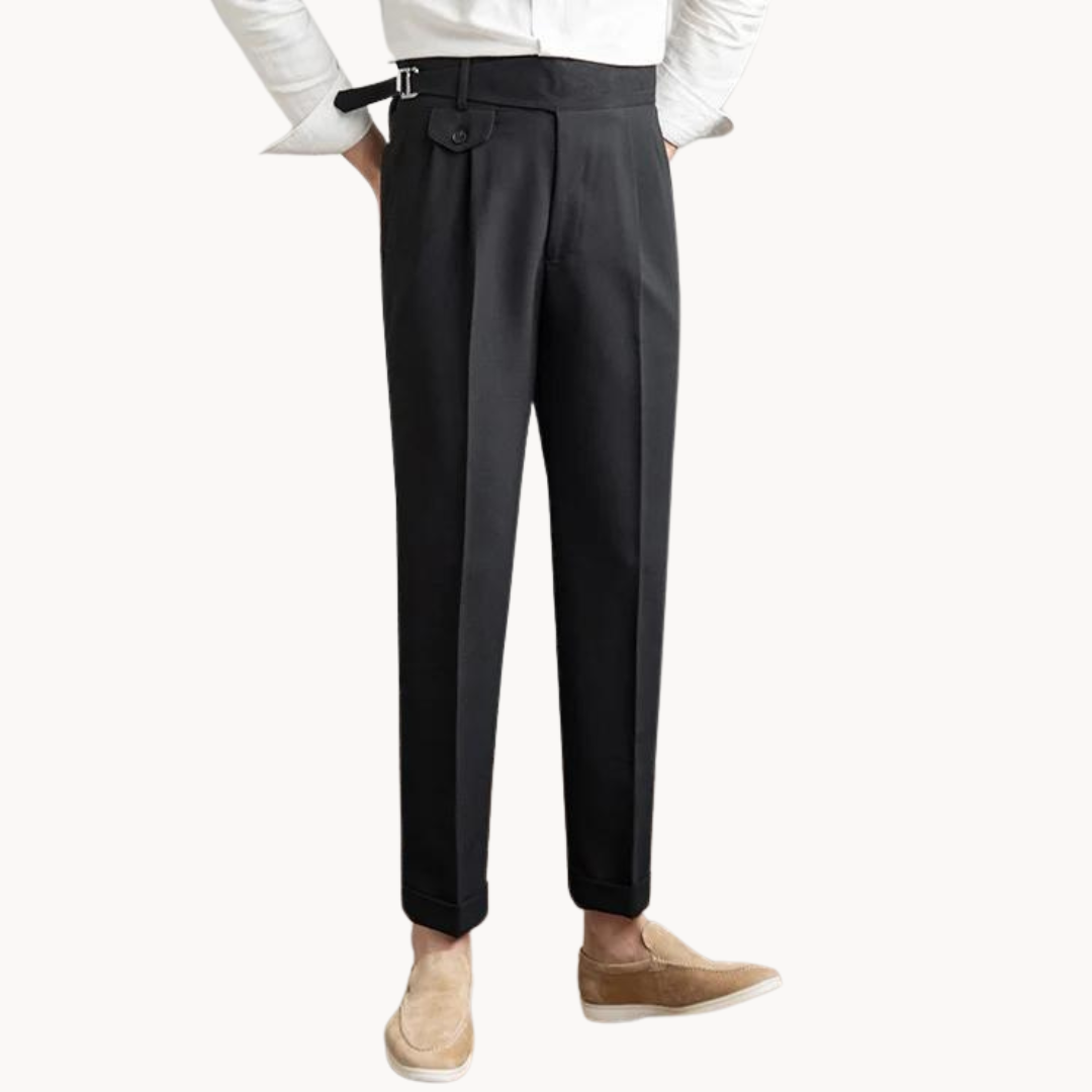 Men's Pleated Trousers | Verran